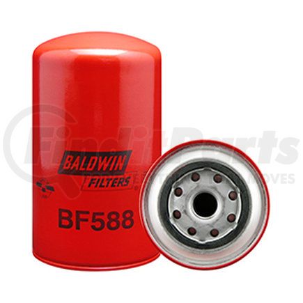 Baldwin BF588 Fuel Filter - Secondary Fuel Spin-on used for Various Truck Applications