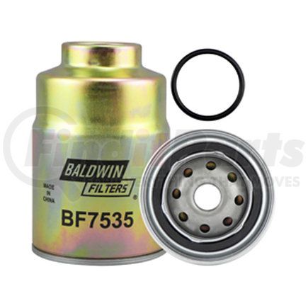 Baldwin BF7535 Fuel Water Separator Filter - Spin-On, with Threaded Port