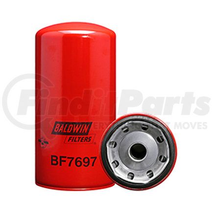 Baldwin BF7697 Fuel Filter - High Efficiency Fuel Spin-on used for Detroit Diesel Engines