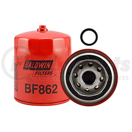 Baldwin BF862 Fuel Filter - Secondary with Removal Nut used for Case, Davis, Drott Equipment