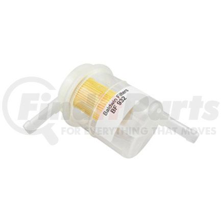 Baldwin BF932 Fuel Filter - In-Line, used for Nissan, Toyota Automotive, Nissan, TCM Lift Trucks