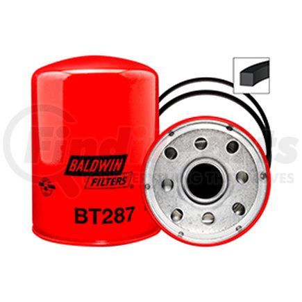 Baldwin BT287 Engine Oil Filter - Full-Flow Lube Spin-On used for Various Applications