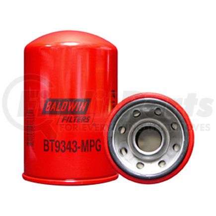 Baldwin BT9343-MPG Hydraulic Filter - Maximum Performance Glass Element used for John Deere Motor Graders