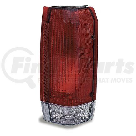 Grote 85302-5 Brake / Tail Light Combination Lens - Rectangular, Red and Clear, Right