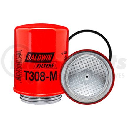 Baldwin T308-M Engine Oil Filter - B-P Lube with Mason Jar Screw Neck used for Various Applications