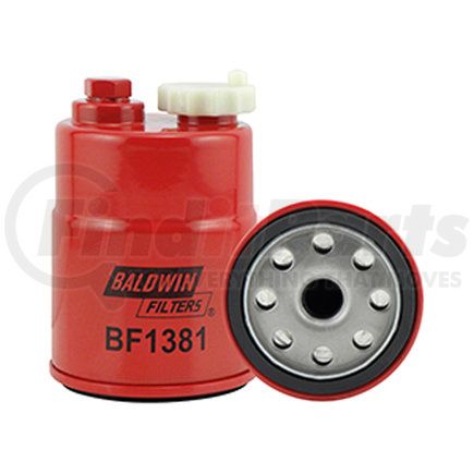 Baldwin BF1381 Fuel Water Separator Filter - Spin-On, with Drain and Sensor Port