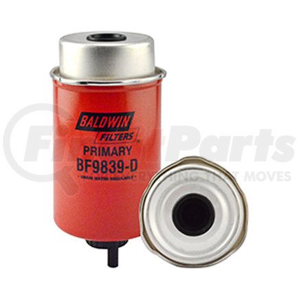 Baldwin BF9839-D Fuel Filter - Primary Element with Drain used for Various Truck Applications