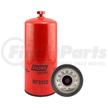 Baldwin BF9920 Fuel Water Separator Filter - Spin-On with Drain used for Various Truck Applications