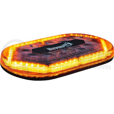 Buyers Products 8891170 Mini Warning Light Bar - Amber, 48 LEDs, Clear Acrylic Lens, 24 Watts, 12-24 VDC