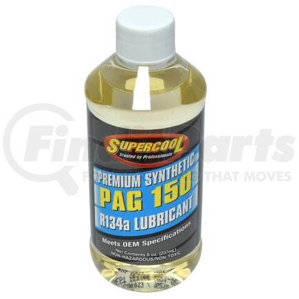 Universal Air Conditioner (UAC) RO0902B Refrigerant Oil - Premium Synthetic, PAG 150, R134a Lubricant, 8 Oz.