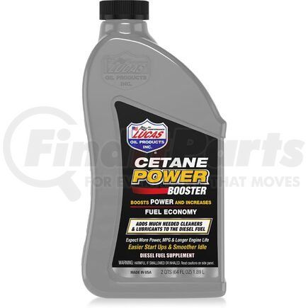 Lucas Oil 11032 Cetane Power Booster - 64 Fl. Oz. (2 Quarts)