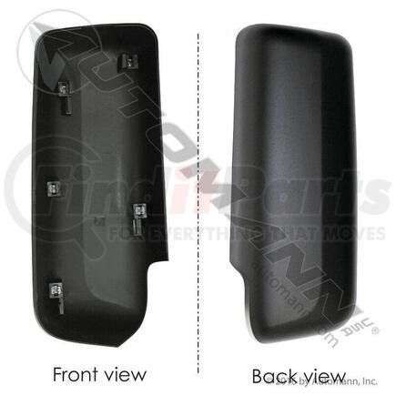 Automann 563.75008 Door Mirror Back Cover - Left Hand, Black, For Peterbilt 579