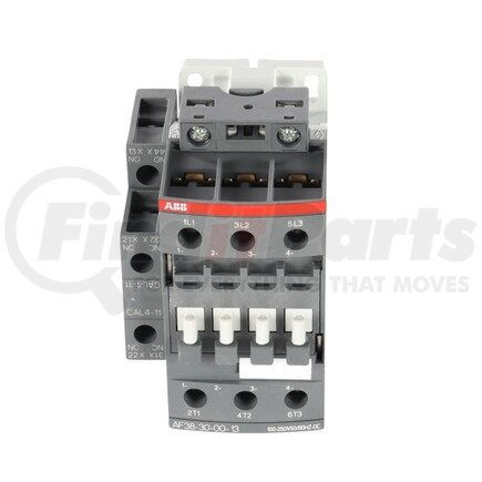ABB AF38-30-00-13+CAL4-11 CONTACTOR W/AUX CONTACT BLOCK KIT