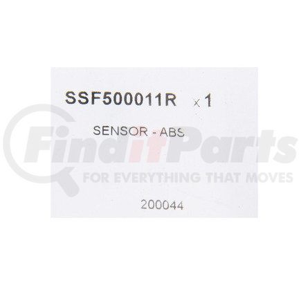 Eurospare SSF 500011 ABS Wheel Speed Sensor for LAND ROVER