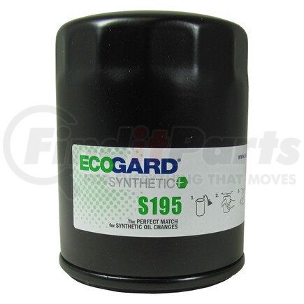 ECOGARD S195 OIL FILTER - SPIN ON - SYN+