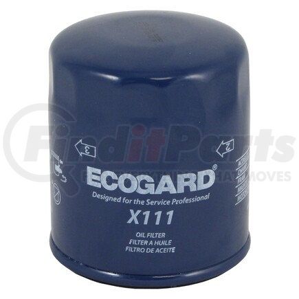 ECOGARD X111 OIL FILTER - SPIN ON