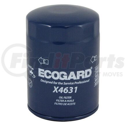ECOGARD X4631 OIL FILTER - SPIN ON