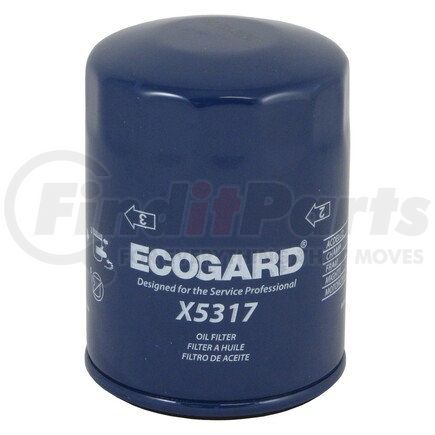 ECOGARD X5317 OIL FILTER - SPIN ON