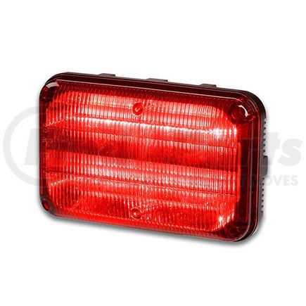 Federal Signal QL64-BTT QuadraFlare Brake/Tail/Turn/Back-up Flashing Light - Red, 6" x 4", LED, Surface Mount