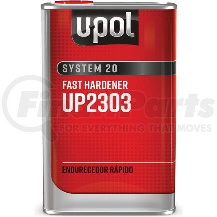 U-POL Products UP2303 System 20 Fast Hardener - S2030/M, Clear, 1 Liter Tin