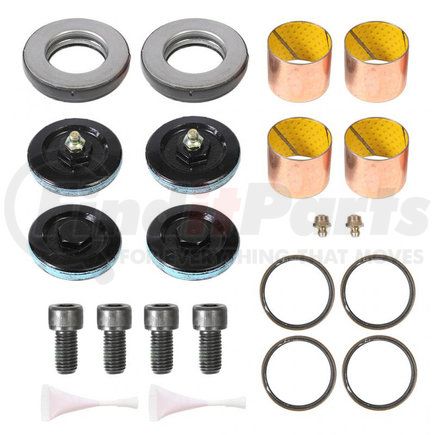 Hendrickson 060961-628 Steering King Pin - Bushing and Thrust Bearing Service Kit, Steertek NXT Kit - NXT Axle Set