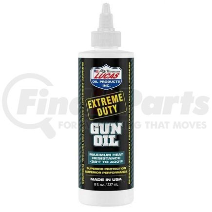 Lucas Oil 10870 Gun Oil - Extreme Duty, 8 Oz.