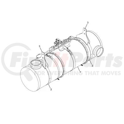 Navistar 3725685C91 Exhaust After-Treatment Devices Assembly - For Navistar International