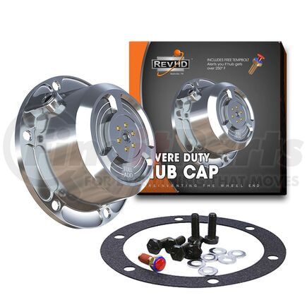 Rev HD RHO-T03 RevHD Trailer Axle Hub Cap Kit, Oil Style (4009)