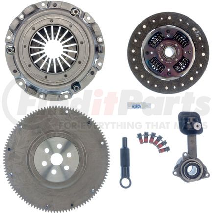 Exedy FMK1009FW Replacement Clutch Kit, Sold As Kit Only, Includes Solid Flywheel, Includes CSC Hydraulic Slave Cylinder - Disc Size: 225mm (8-7/8in), Spline Teeth / Diameter: 23T / 1-3/16in
