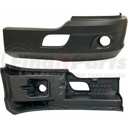 Torque Parts TRAG002D Bumper Corner - Left Side, with Fog Lamp for 2014-2021 Kenworth T680