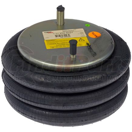 Dayton Parts 454-8027L Air Suspension Spring - Black, Triple Convoluted