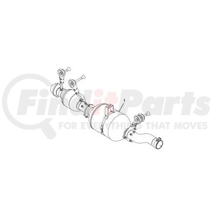 Navistar 3737142C91 Exhaust After-Treatment Devices Assembly - Med Engine, For Navistar International