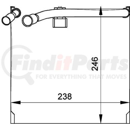 HELLA 351210321 A/C Evaporator Core