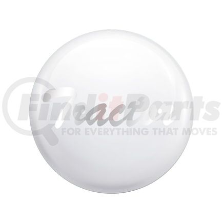 United Pacific 23222-1W Air Brake Valve Control Knob - White, "Tractor" Glossy Sticker, Chrome Lettering