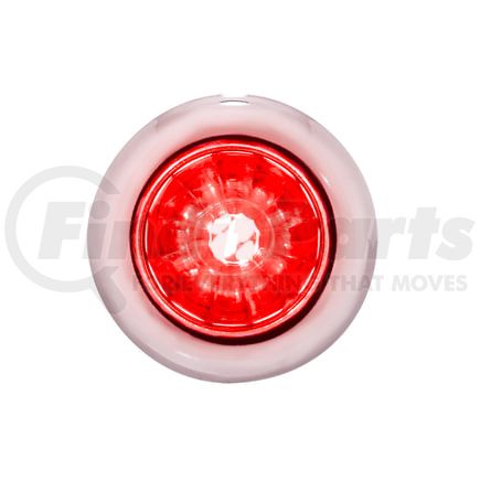 United Pacific 34848 Clearance Light - 4 LED, Red LED/Lens, Dual Function, Mini Watermelon Style