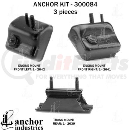 Anchor Motor Mounts 300084 ENGINE MNT KIT