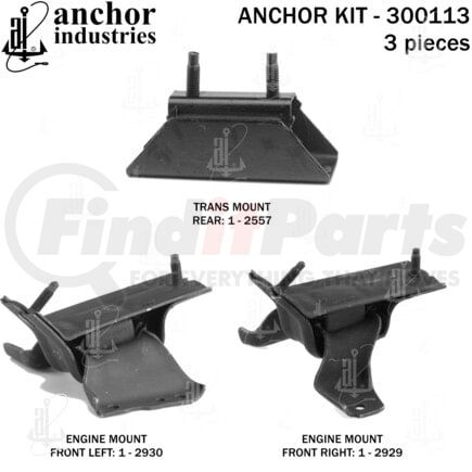 Anchor Motor Mounts 300113 ENGINE MNT KIT