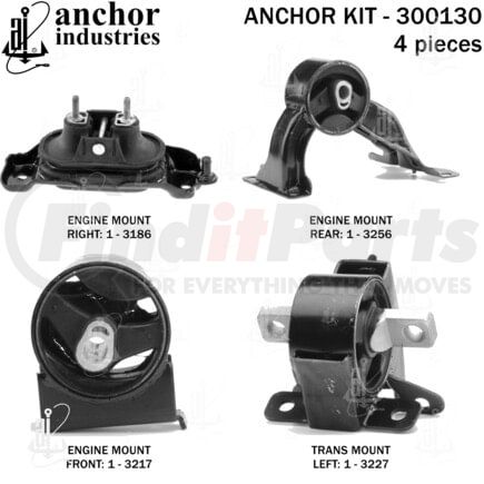 Anchor Motor Mounts 300130 ENGINE MNT KIT