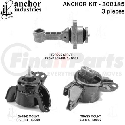 Anchor Motor Mounts 300185 ENGINE MNT KIT
