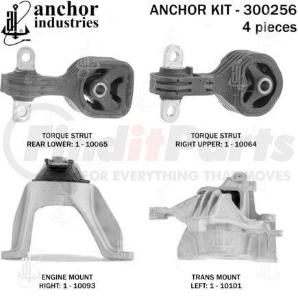 Anchor Motor Mounts 300256 ENGINE MNT KIT