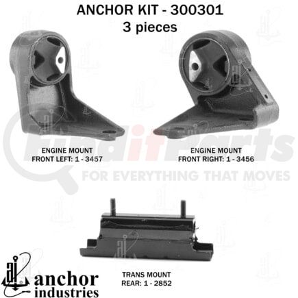 Anchor Motor Mounts 300301 ENGINE MNT KIT