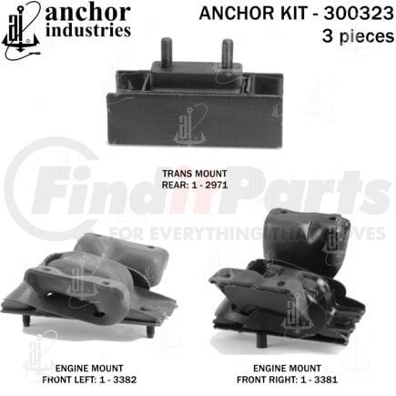Anchor Motor Mounts 300323 ENGINE MNT KIT