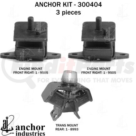 Anchor Motor Mounts 300404