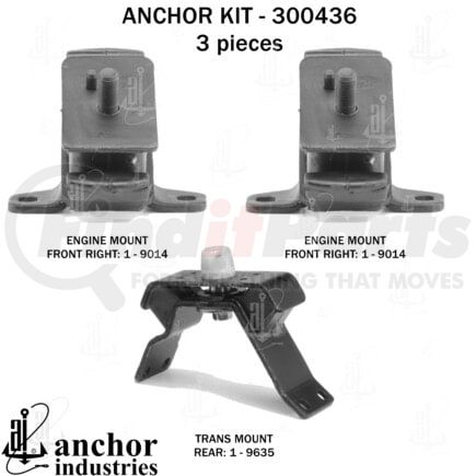 Anchor Motor Mounts 300436 