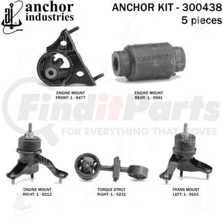 Anchor Motor Mounts 300438 