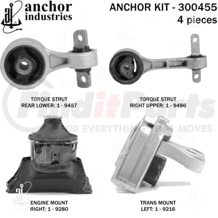 Anchor Motor Mounts 300455 300455