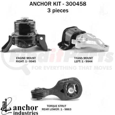 Anchor Motor Mounts 300458 Fuel Filter