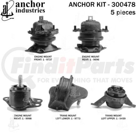 Anchor Motor Mounts 300478 300478