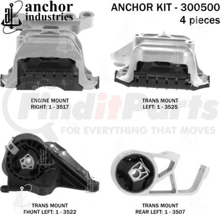 Anchor Motor Mounts 300500