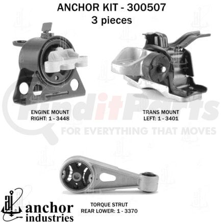 Anchor Motor Mounts 300507 